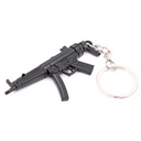 LLAVERO FUSIL MP5 7 CM NEGRO