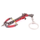 LLAVERO BALLESTA PBG 9 CM ROJO/MARRON