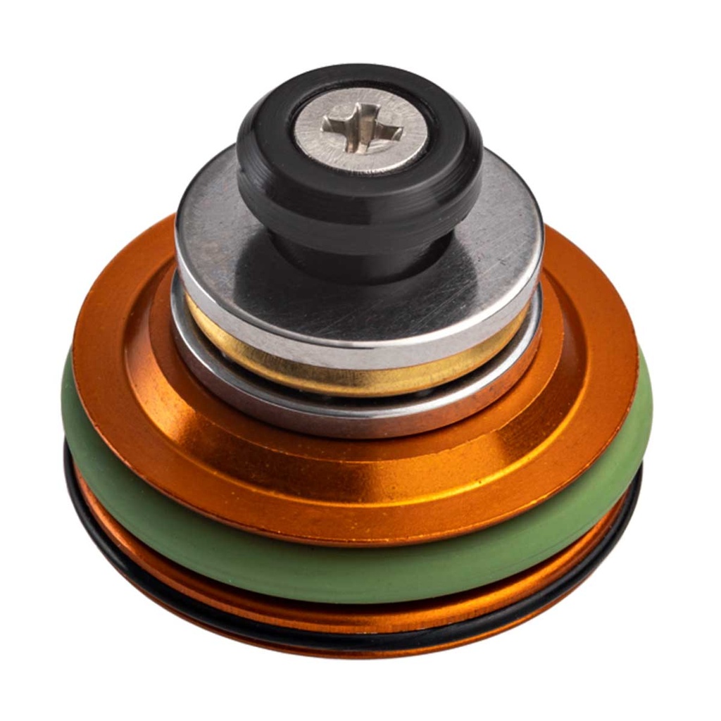 CABEZA PISTON AEG FPS ERGAL DOBLE JUSTA C/RODAMIENTO NARANJA