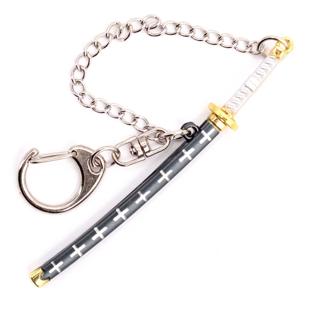 LLAVERO KATANA 1186 OPC 9 CM NEGRO/BLANCO
