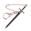 LLAVERO ESPADA 1210 GOT 9 CM PLATA/NEGRO