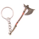 LLAVERO HACHA 1229 GOW 7 CM PLATA