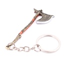 LLAVERO HACHA 1229 GOW 7 CM PLATA