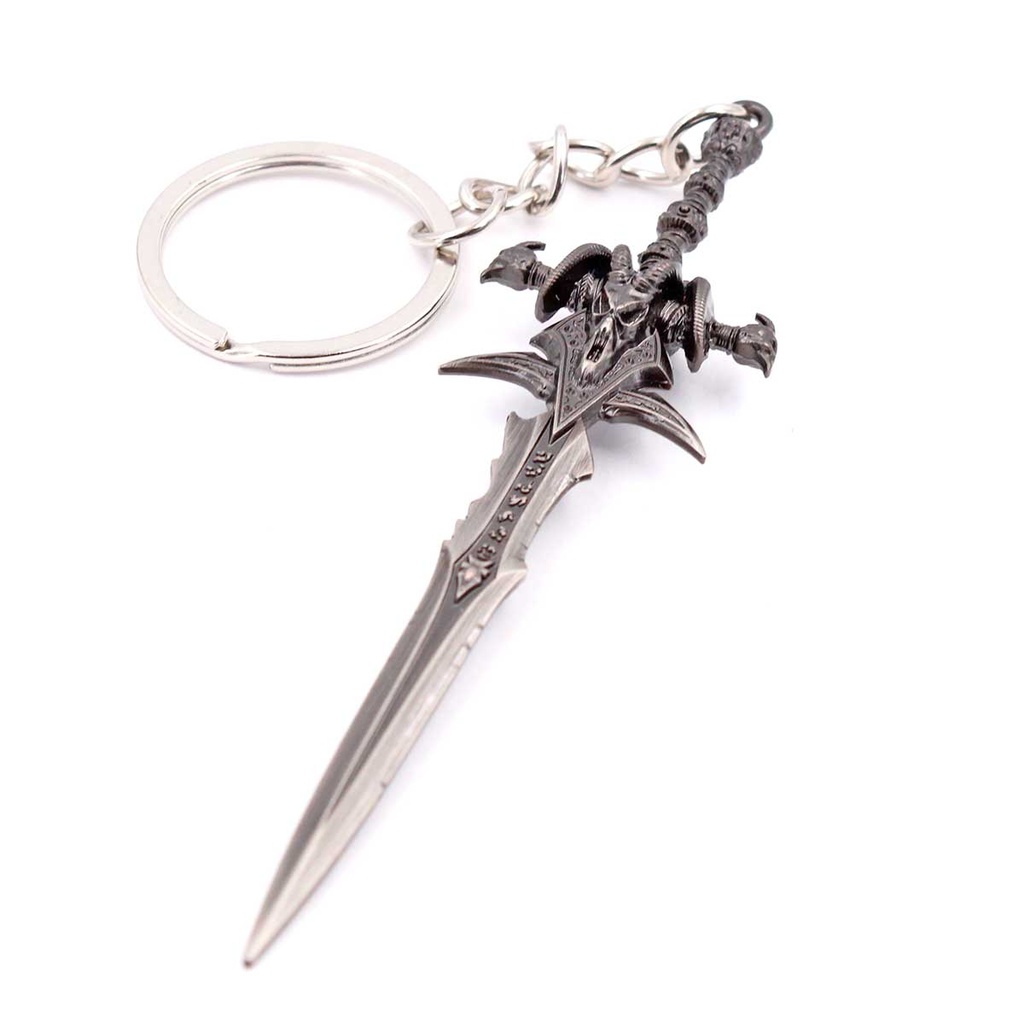 LLAVERO ESPADA 1238 WOF 9 CM NEGRO/PLATA