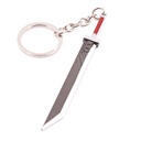 LLAVERO ESPADA 1233 FF 9 CM PLATA