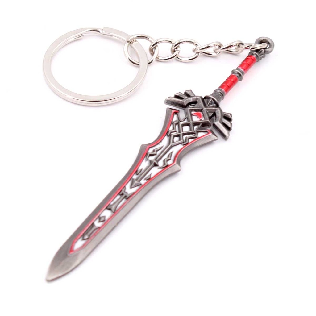 LLAVERO ESPADA 1221 ZLD 9 CM NEGRO/ROJO