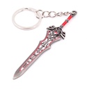 LLAVERO ESPADA 1221 ZLD 9 CM NEGRO/ROJO