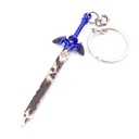 LLAVERO ESPADA 1218 ZLD 9 CM AZUL/NEGRO