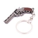 LLAVERO REVOLVER MG357 5 CM PLATA