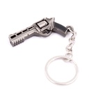 LLAVERO REVOLVER R45 5 CM PLATA