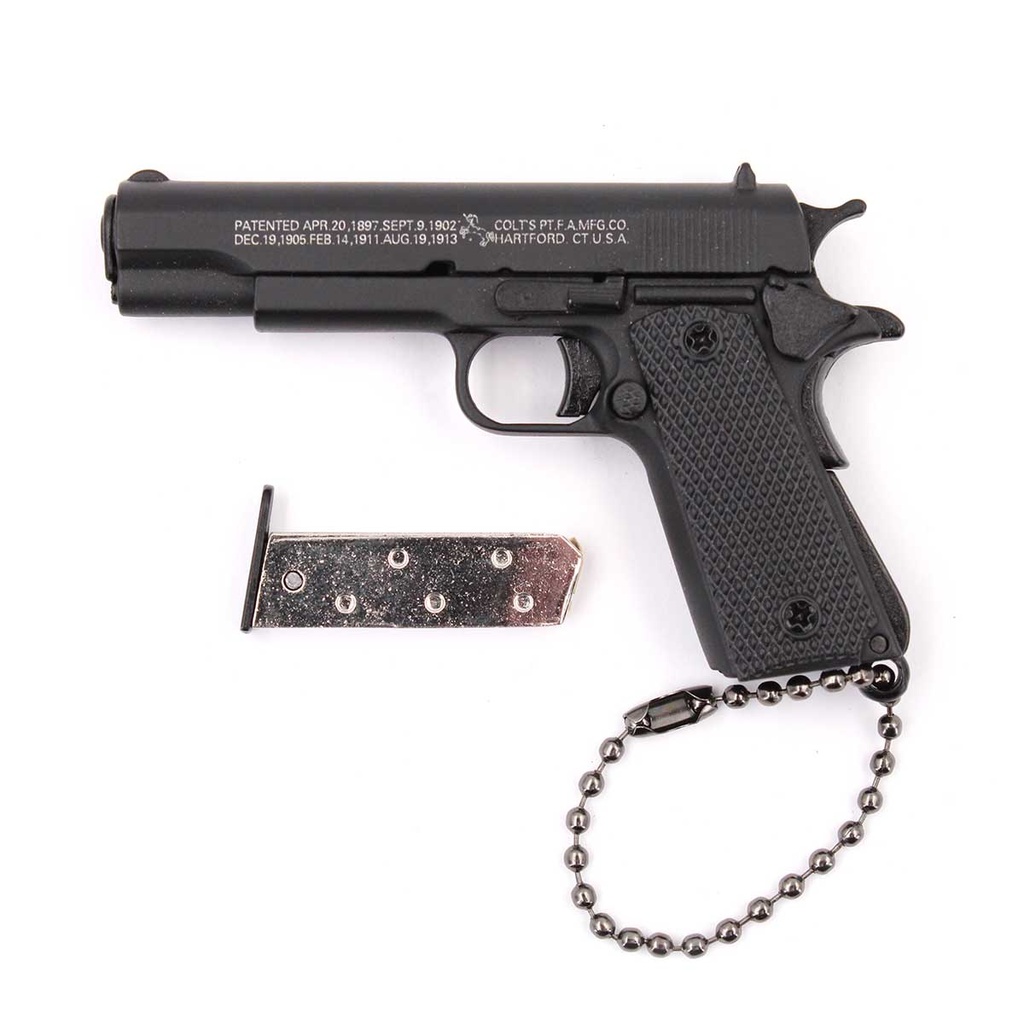 LLAVERO PISTOLA 1911 7 CM NEGRO