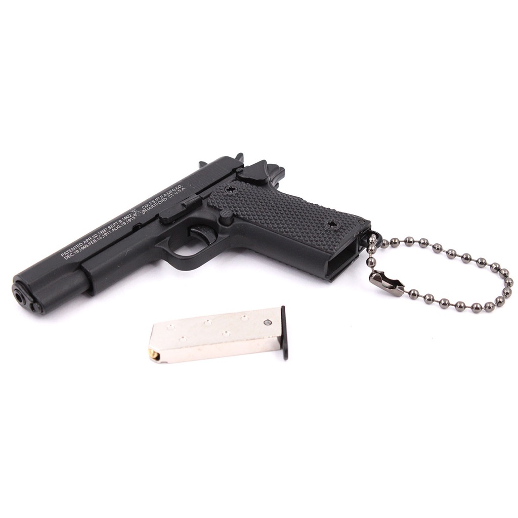 LLAVERO PISTOLA 1911 7 CM NEGRO