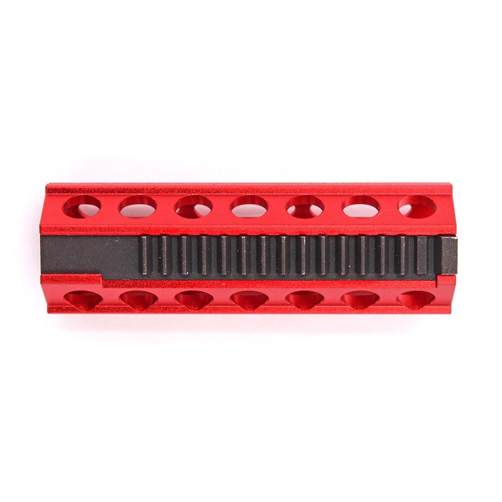 PISTON ALIGERADO SHS ALUMINIO 14 DIENTES METALICOS ROJO