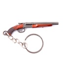 LLAVERO ESCOPETA RECORTADA 7 CM PLATA/MARRON