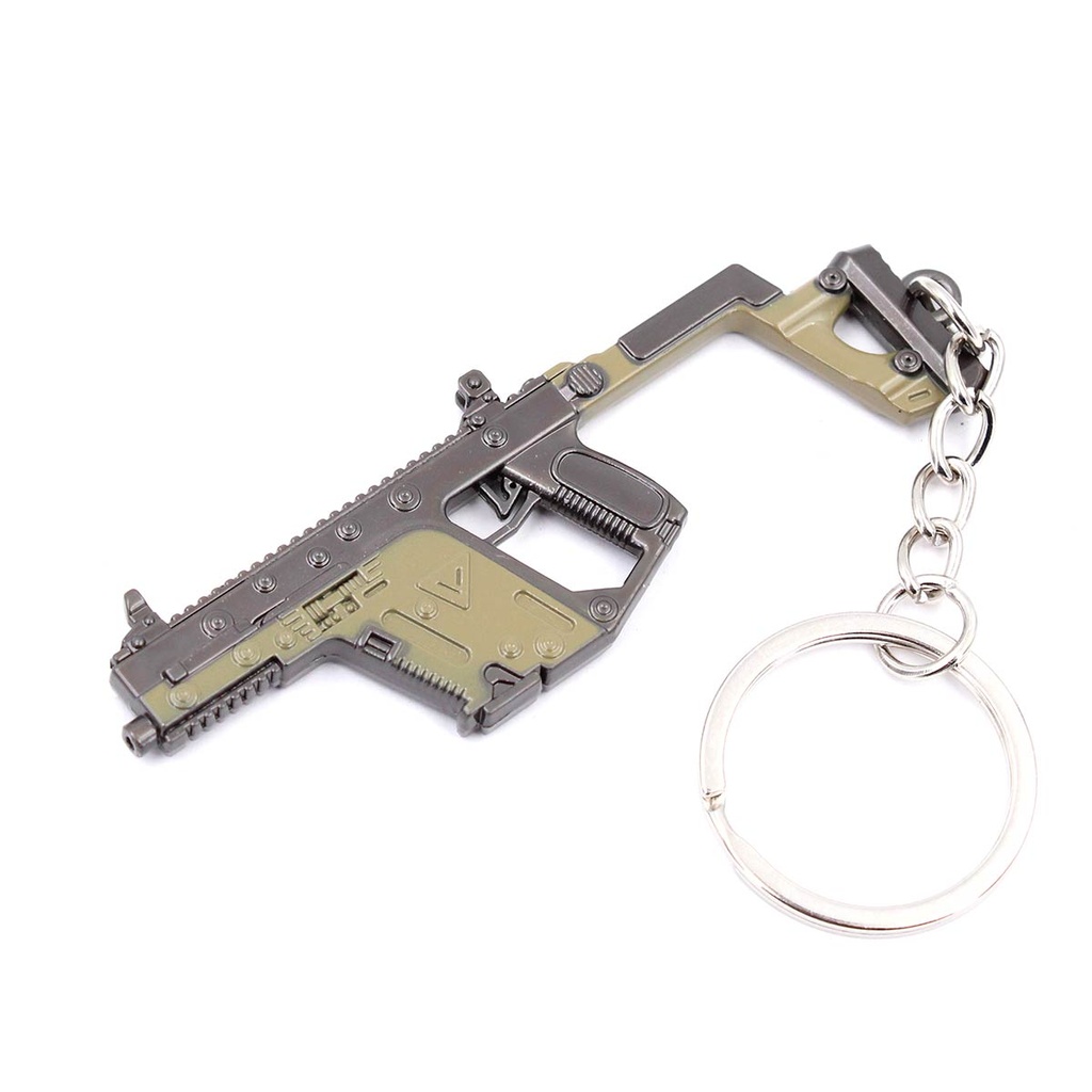 LLAVERO FUSIL VECTOR 8 CM NEGRO/TAN