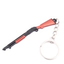 LLAVERO ESCOPETA 8 CM NEGRO/MARRON