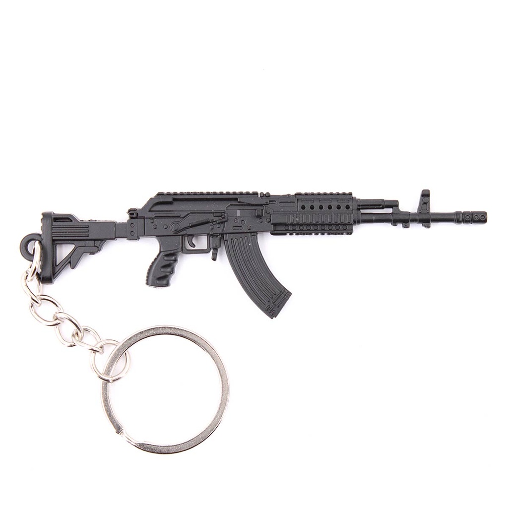 LLAVERO FUSIL M762 9 CM NEGRO
