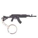 LLAVERO FUSIL M762 9 CM NEGRO