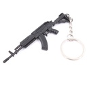 LLAVERO FUSIL M762 9 CM NEGRO