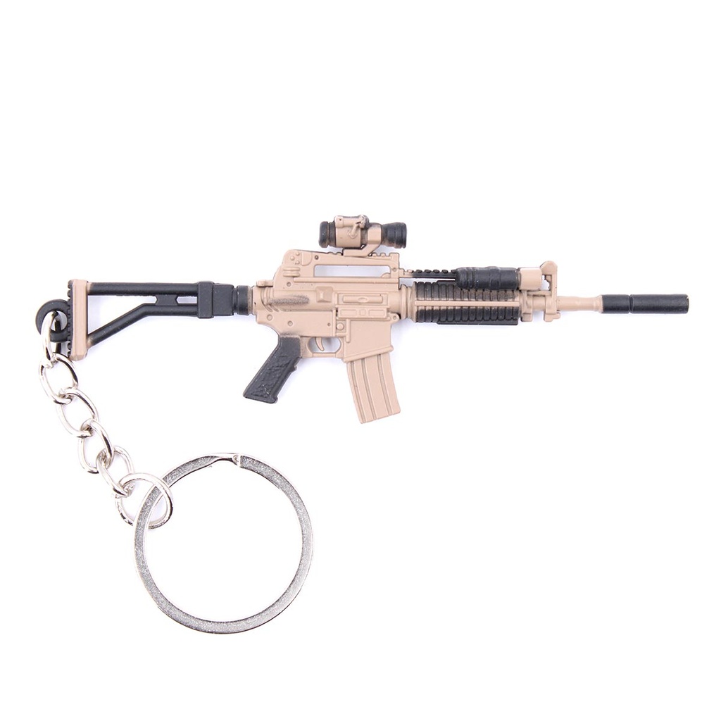 LLAVERO FUSIL M4A1 9 CM TAN