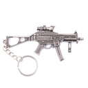 LLAVERO FUSIL UMP9 9 CM NEGRO