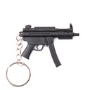 LLAVERO FUSIL MP5K 6 CM NEGRO
