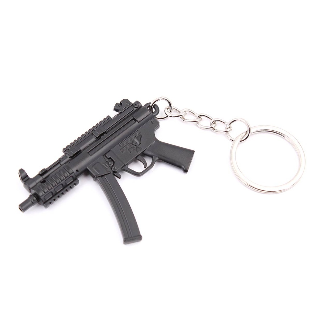 LLAVERO FUSIL MP5K 6 CM NEGRO