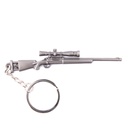 LLAVERO FUSIL M24 9 CM PLATA
