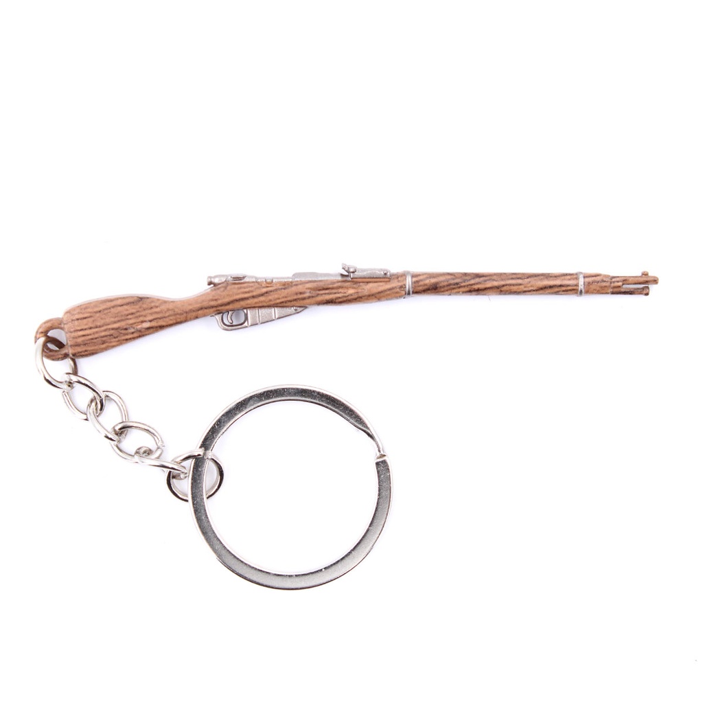 LLAVERO FUSIL MOSIN 9 CM MARRON
