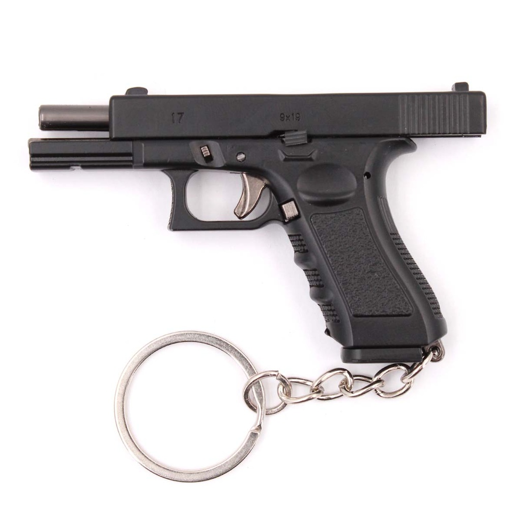 LLAVERO PISTOLA G17 7 CM NEGRO