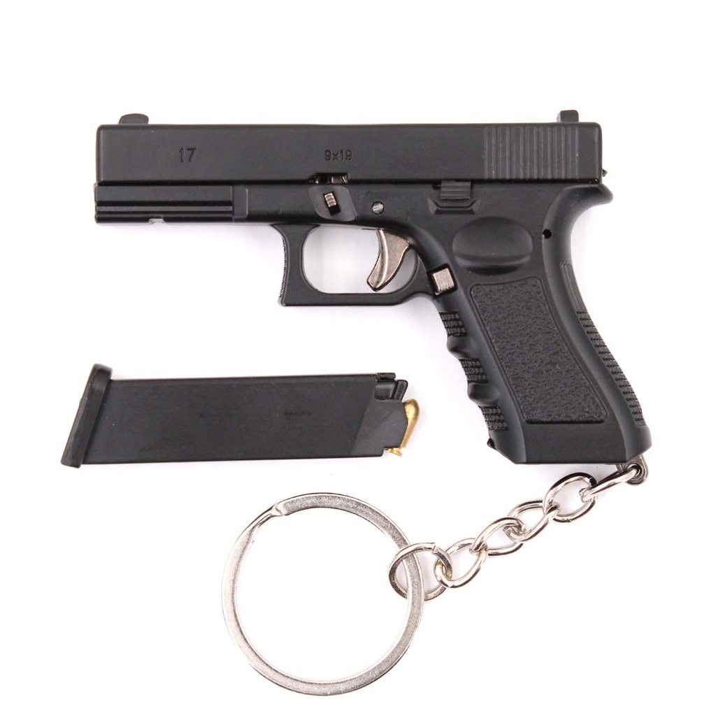 LLAVERO PISTOLA G17 7 CM NEGRO