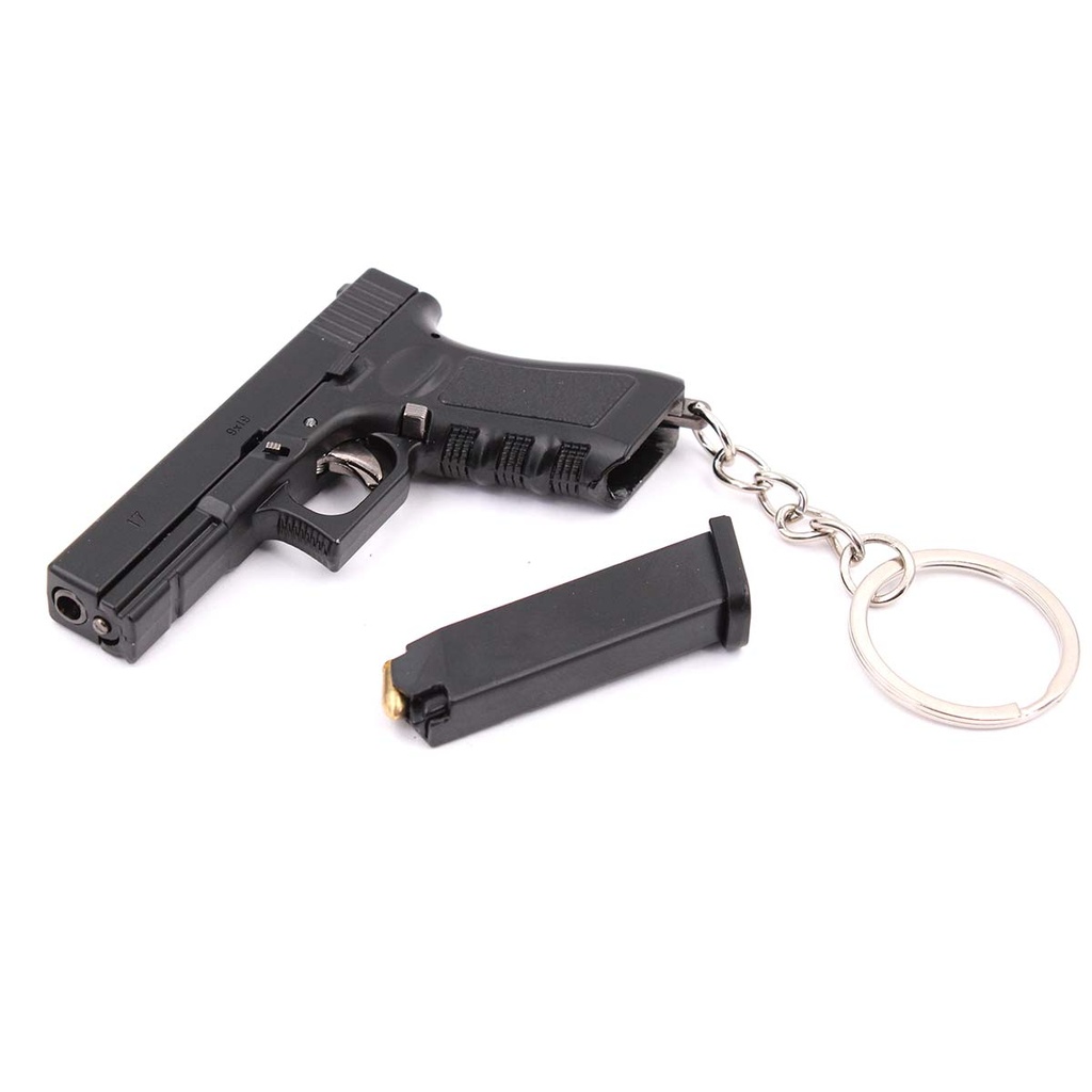 LLAVERO PISTOLA G17 7 CM NEGRO