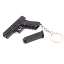 LLAVERO PISTOLA G17 7 CM NEGRO