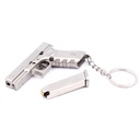 LLAVERO PISTOLA G17 7 CM PLATA