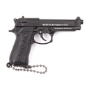 LLAVERO PISTOLA B92F 7,5 CM NEGRO