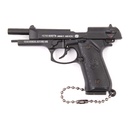 LLAVERO PISTOLA B92F 7,5 CM NEGRO