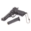 LLAVERO PISTOLA B92F 7,5 CM NEGRO