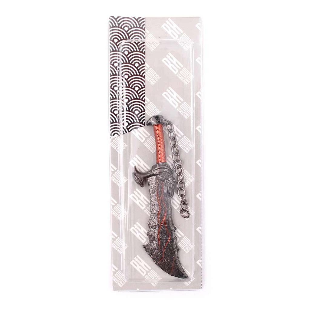 LLAVERO ESPADA 1232 GOW 14 CM GRIS