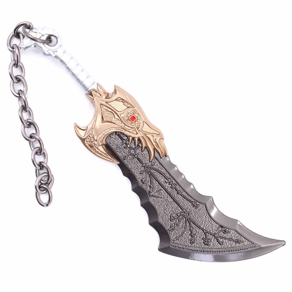 LLAVERO ESPADA 1231 GOW 13 CM PLATA