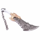 LLAVERO ESPADA 1231 GOW 13 CM PLATA
