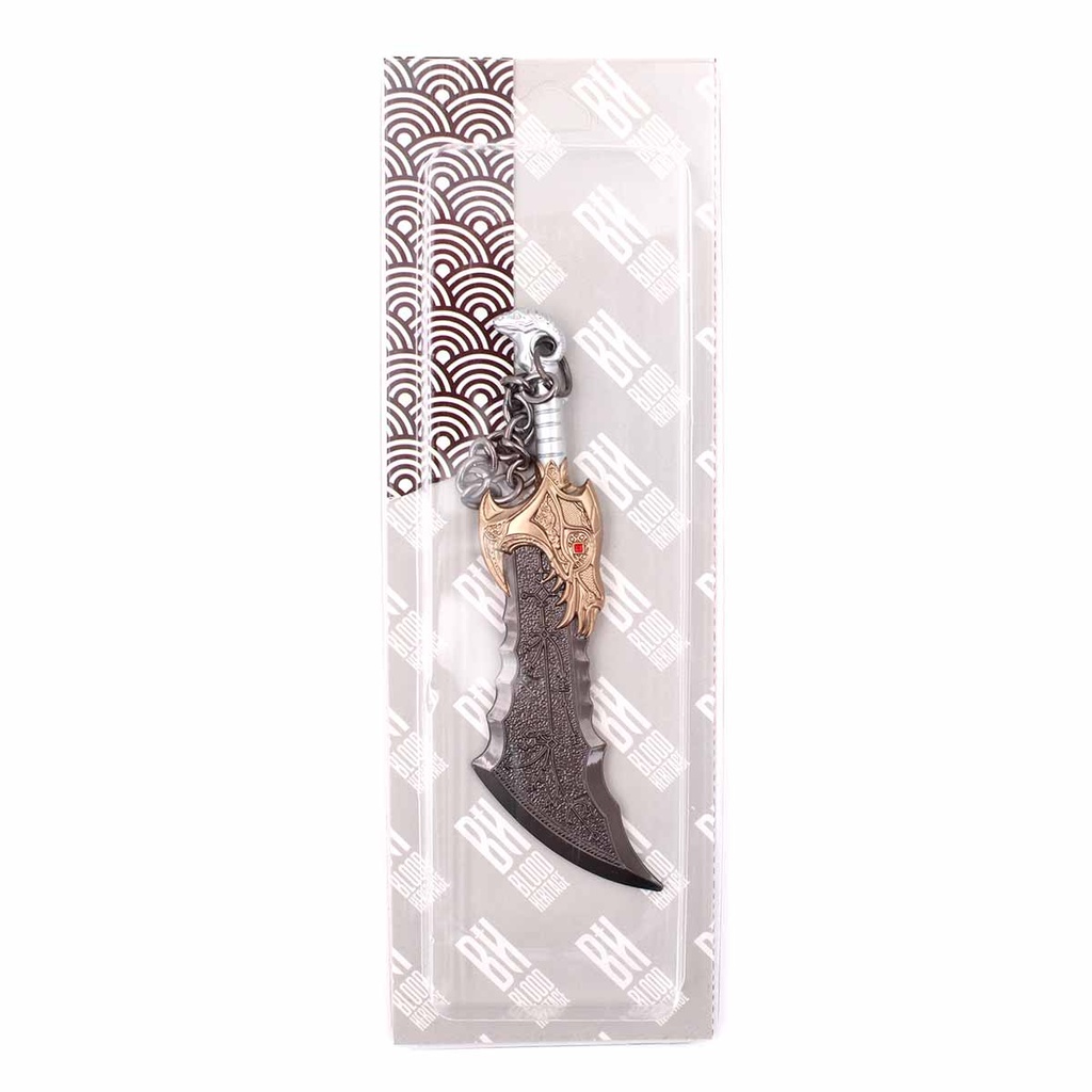 LLAVERO ESPADA 1231 GOW 13 CM PLATA