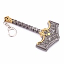 LLAVERO MARTILLO 1230 GOW 12 CM GRIS