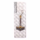 LLAVERO MARTILLO 1230 GOW 12 CM GRIS