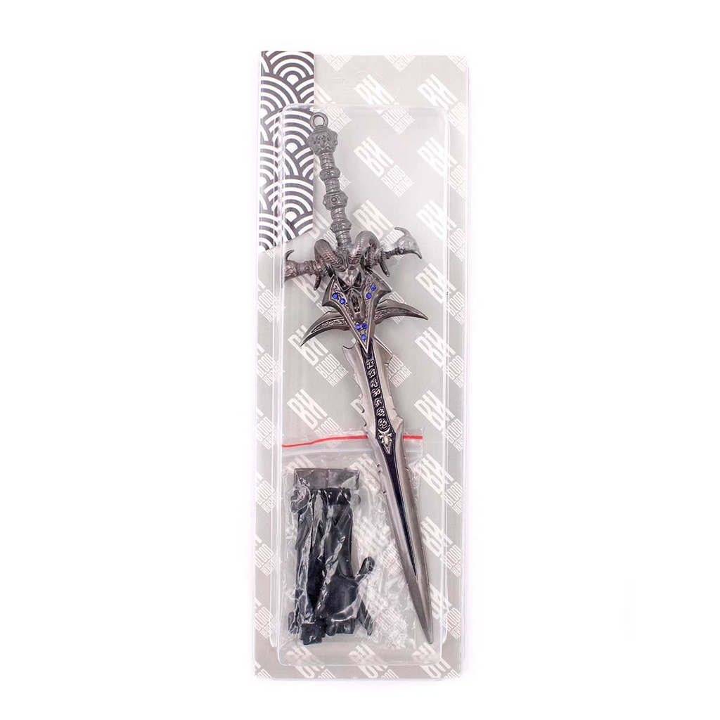 LLAVERO ESPADA 1239 WOF 22 CM NEGRO/PLATA