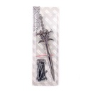 LLAVERO ESPADA 1239 WOF 22 CM NEGRO/PLATA