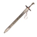 LLAVERO ESPADA 1209 GOT 9 CM DORADO