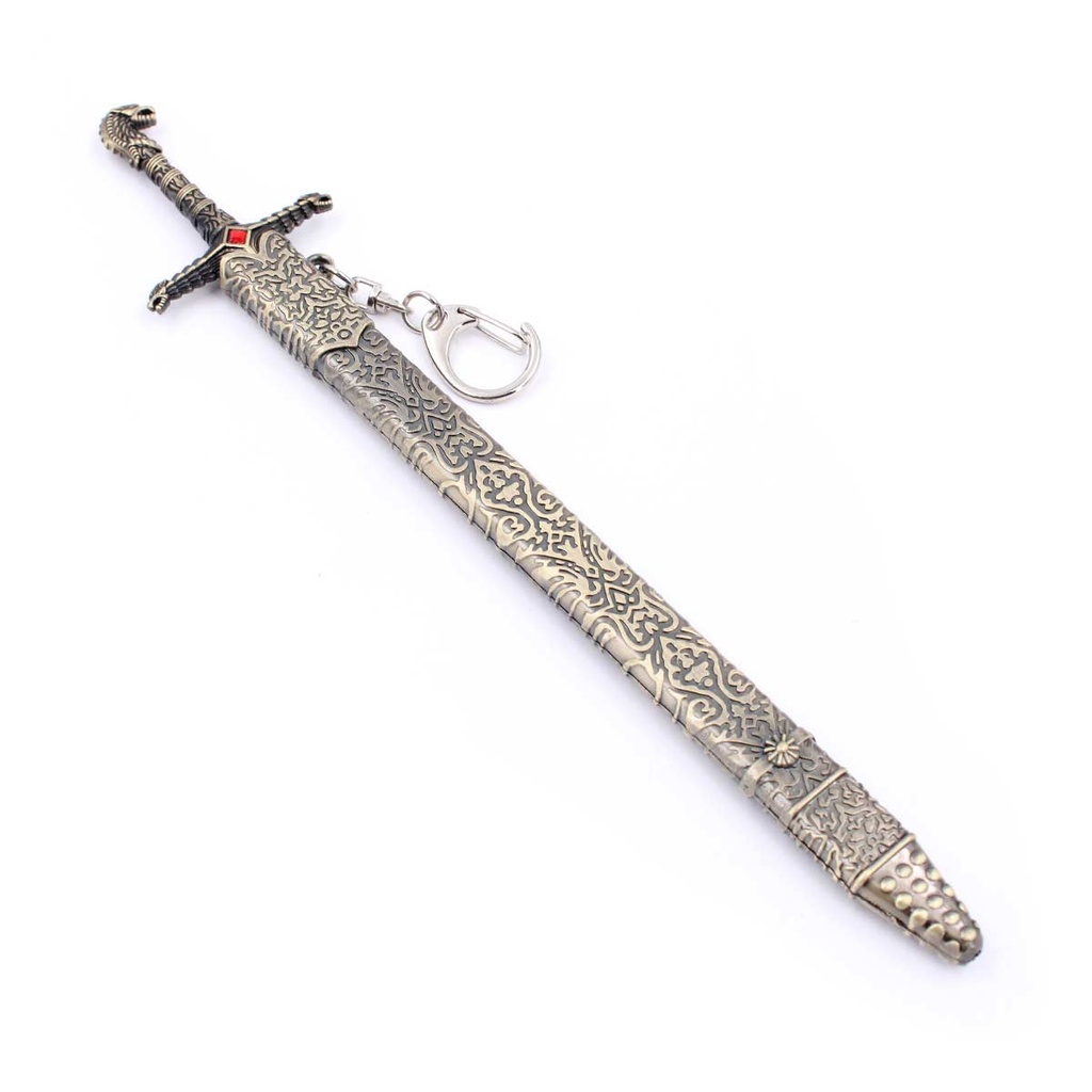LLAVERO ESPADA 1209 GOT 9 CM DORADO