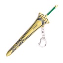 LLAVERO ESPADA 1240 16 CM DORADO/VERDE