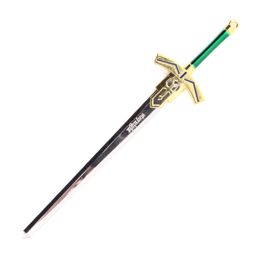 LLAVERO ESPADA 1240 16 CM DORADO/VERDE