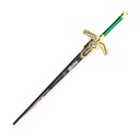 LLAVERO ESPADA 1240 16 CM DORADO/VERDE